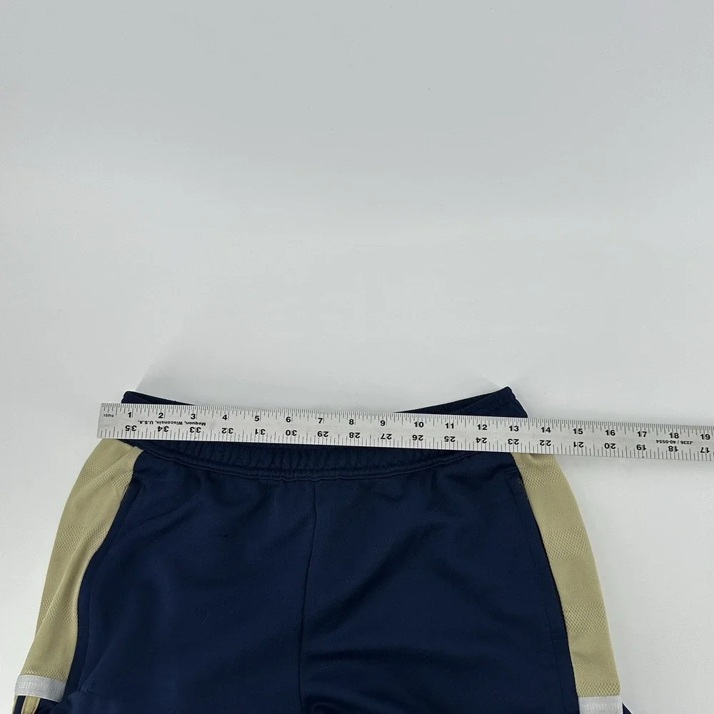 adidas men's Navy Regular Tapered Track Pants Size M Notre Dame Colors